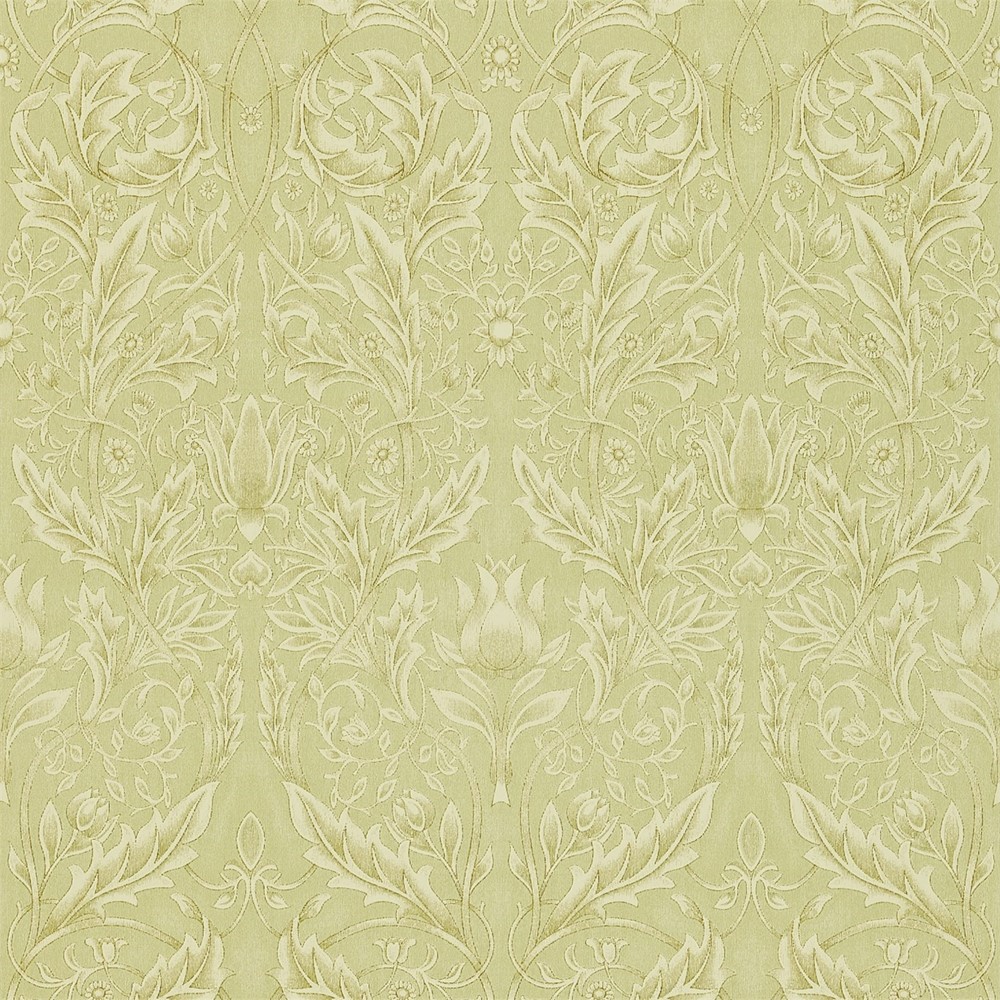 Savernake Wallpaper 210461 by Morris & Co in Pale Loden Green